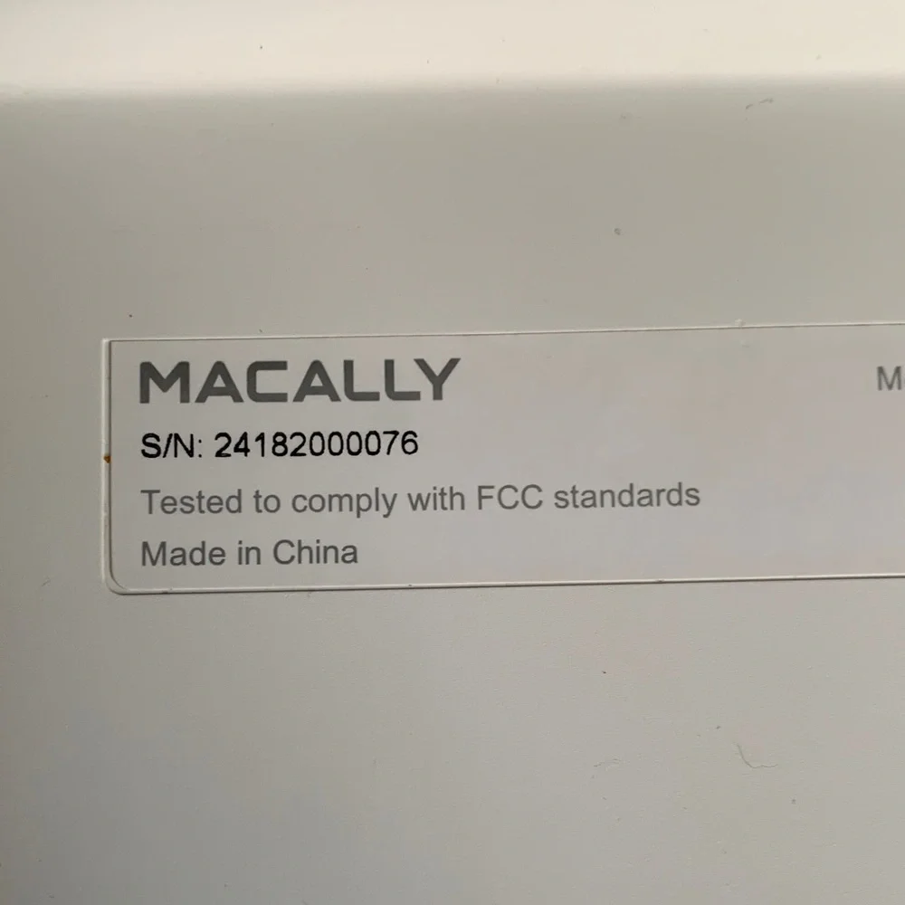 White Wired Keyboard